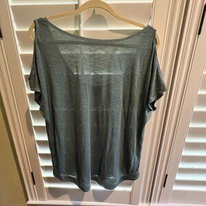 W by Worth Cold Shoulder Knit Blouse